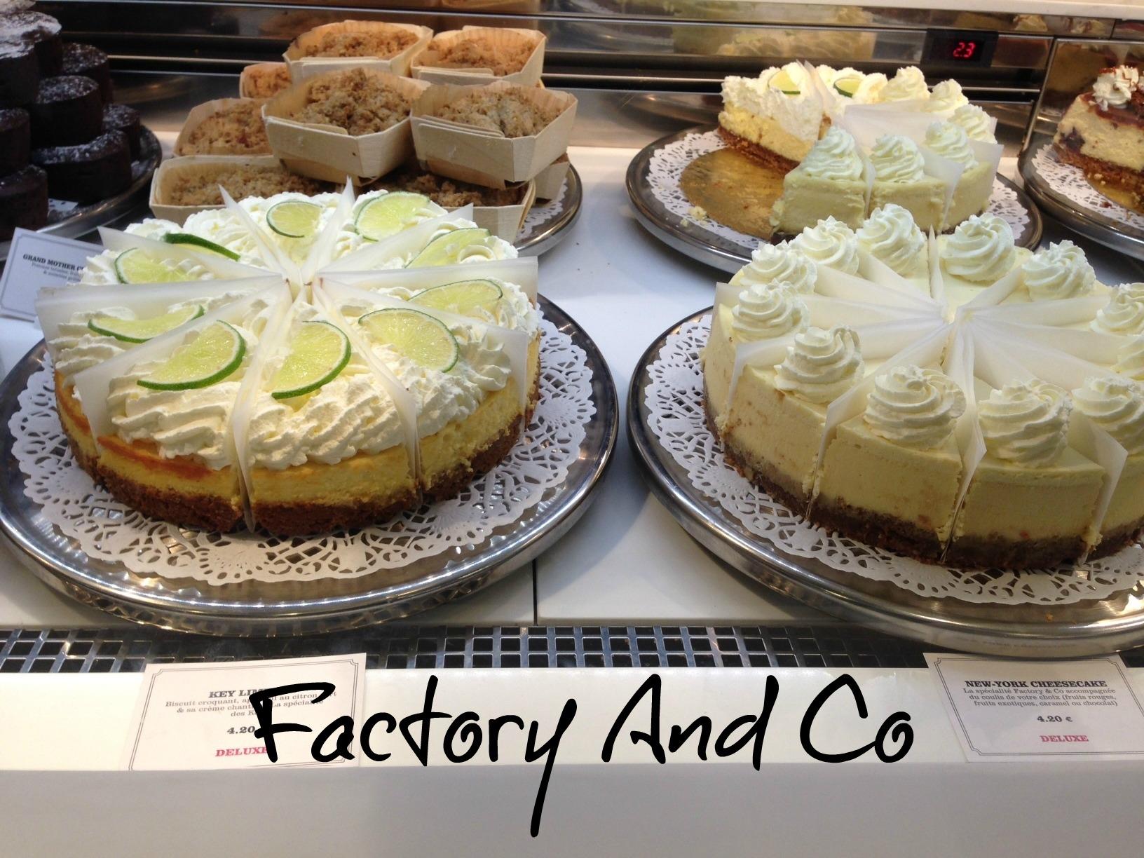 factory and co cheesecakes