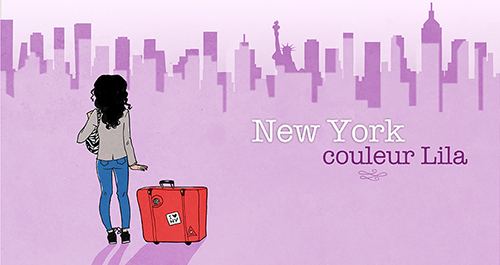 new york couleur lila